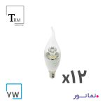 لامپ اشکی کریستالی با خرید اقساطی